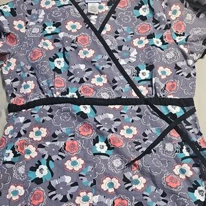 Floral Wrap Women Top